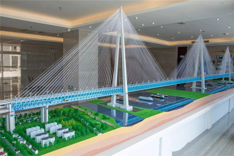 微縮模型一睹馬鞍山長江公鐵大橋3